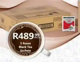 Take 'n Pay 5 Roses Black Tea Sachets offer