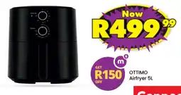 Shoprite OTTIMO Airfryer 5L offer
