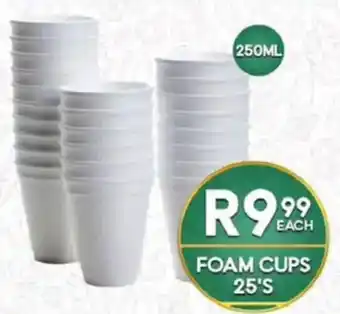 Take 'n Pay FOAM CUPS offer