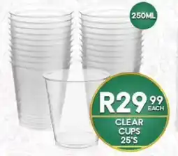 Take 'n Pay Clear Cups offer