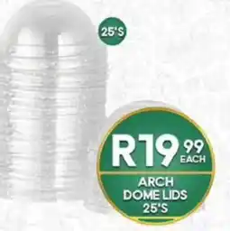Take 'n Pay Arch Dome Lids offer