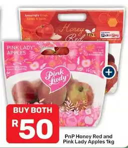 Pick n Pay Hypermarket PnP Honey Red and Pink Lady Apples 1kg offer