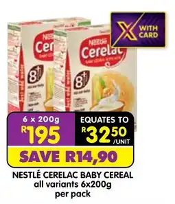 Shoprite Nestlé Cerelac Baby Cereal offer
