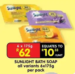 Shoprite Sunlight Bath Soap offer