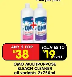 Shoprite OMO MULTIPURPOSE BLEACH CLEANER offer