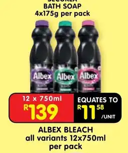Shoprite ALBEX BLEACH offer