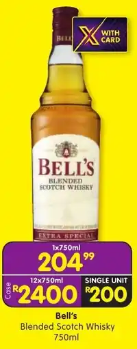 Shoprite Bell's Blended Scotch Whisky offer