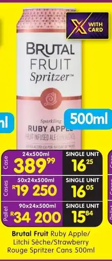 Shoprite Brutal Fruit Spritzer offer