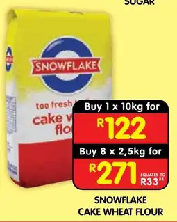 Shoprite SNOWFLAKE CAKE WHEAT FLOUR offer