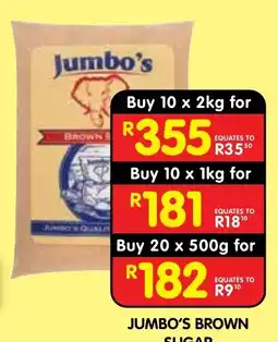 Shoprite Jumbo's Brown Sugar offer