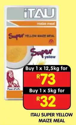 Shoprite ITAU SUPER YELLOW MAIZE MEAL offer
