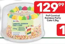 Pick n Pay Hypermarket PnP Carnival Rainbow Party Cake offer