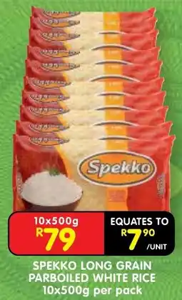 Shoprite Spekko Long Grain Parboiled White Rice offer