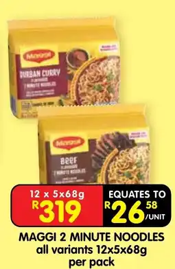 Shoprite Maggi 2 Minute Noodles offer