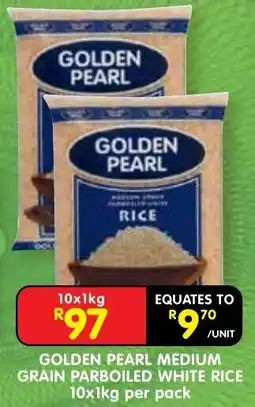 Shoprite GOLDEN PEARL MEDIUM GRAIN PARBOILED WHITE RICE offer