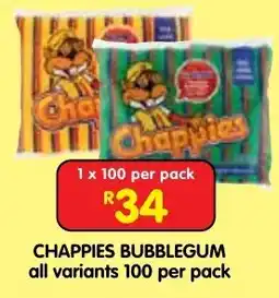 Shoprite Chappies Bubblegum offer