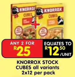 Shoprite KNORROX CUBES offer