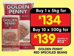 Shoprite GOLDEN PENNY RED SPECKLED BEANS offer
