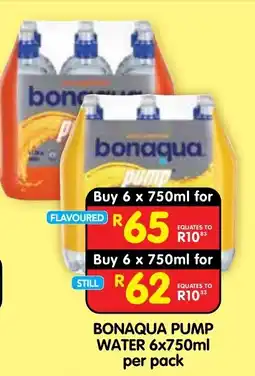 Shoprite BONAQUA PUMP WATER offer