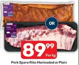 Pick n Pay Hypermarket Pork Spare Ribs Marinated or Plain offer