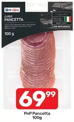 Pick n Pay Hypermarket PnP Pancetta offer