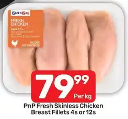 Pick n Pay Hypermarket PnP Fresh Skinless Chicken Breast Fillets offer