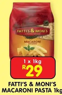Shoprite FATTI'S & MONI'S MACARONI PASTA offer