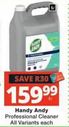 Checkers Handy Andy Professional Cleaner offer