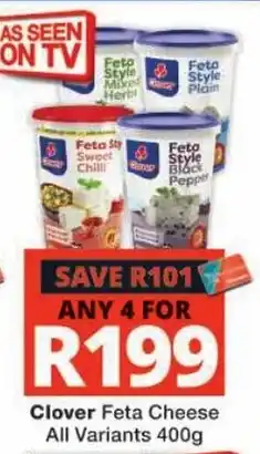Checkers Clover Feta Cheese offer