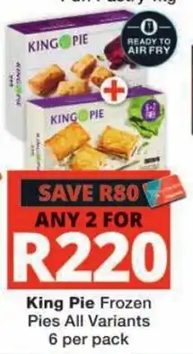 Checkers King Pie Frozen Pies All Variants offer