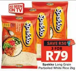 Checkers Spekko Long Grain Parboiled White Rice offer