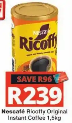 Checkers Nescafe Ricoffy Original Instant Coffee offer