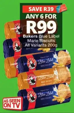 Checkers Bakers Blue Label Marie Biscuits offer
