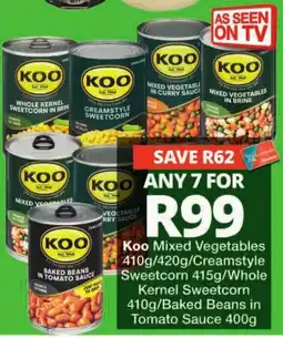 Checkers Koo Mixed Vegetables offer
