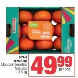 Spar SPAR freshline Mandarin Beauties Mini Box offer