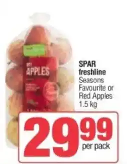 Spar SPAR freshline Apples offer