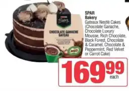 Spar SPAR Bakery Gateaux Nestlé Cakes offer