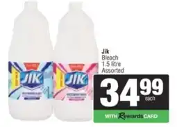 Spar Jik Bleach Assorted offer