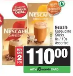 Spar Nescafe Cappucino Sticks Assorted offer