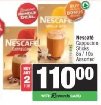 Nescafe Cappucino Sticks Assorted