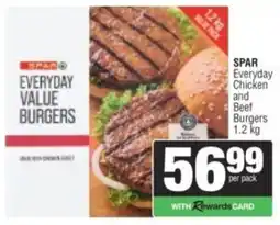 Spar SPAR Everyday Chicken and Beef Burgers offer