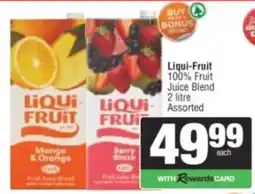 Spar Liqui-Fruit 100% Fruit Juice Blend Assorted offer