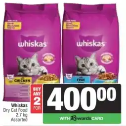 Spar Whiskas Dry Cat Food Assorted offer