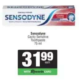 Spar Sensodyne Cavity Sensitive Toothpaste offer