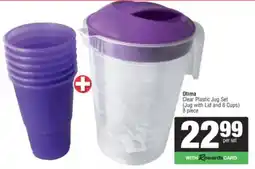 Spar Otima Clear Plastic Jug Set offer