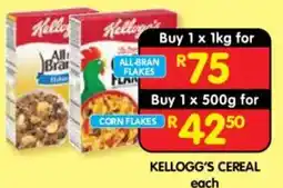 Shoprite Kellogg's Cereal offer