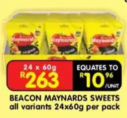 Shoprite BEACON MAYNARDS SWEETS offer