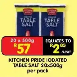 Shoprite Kitchen Pride Iodated Table Salt offer