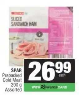 Spar SPAR Sliced Sandwich Ham Assorted offer