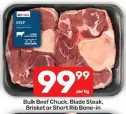 Pick n Pay Bulk Beef Chuck, Blade Steak, Brisket or Short Rib Bone-in offer